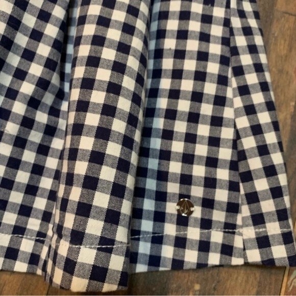 VOLCOM x GEORGIA MAY JAGGER Black/White Gingham Pleated Mini Skirt - Picture 5 of 9